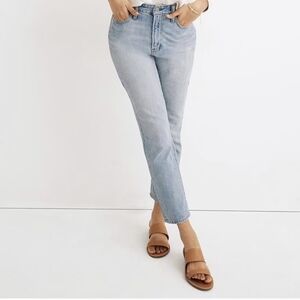 Madewell The Curvy Perfect Vintage Jean - 30 Tall - Light Blue Wash